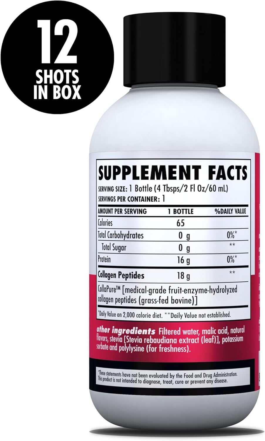 HEALTH DIRECT AminoSculpt Sugar-Free Liquid Collagen, Tart Cherry, 30 oz | High-Potency Collagen for Men & Women. Supports Hair, Skin, Nails & Joints. Medical-Grade, No Mixing, Non-GMO & Grass-Fed