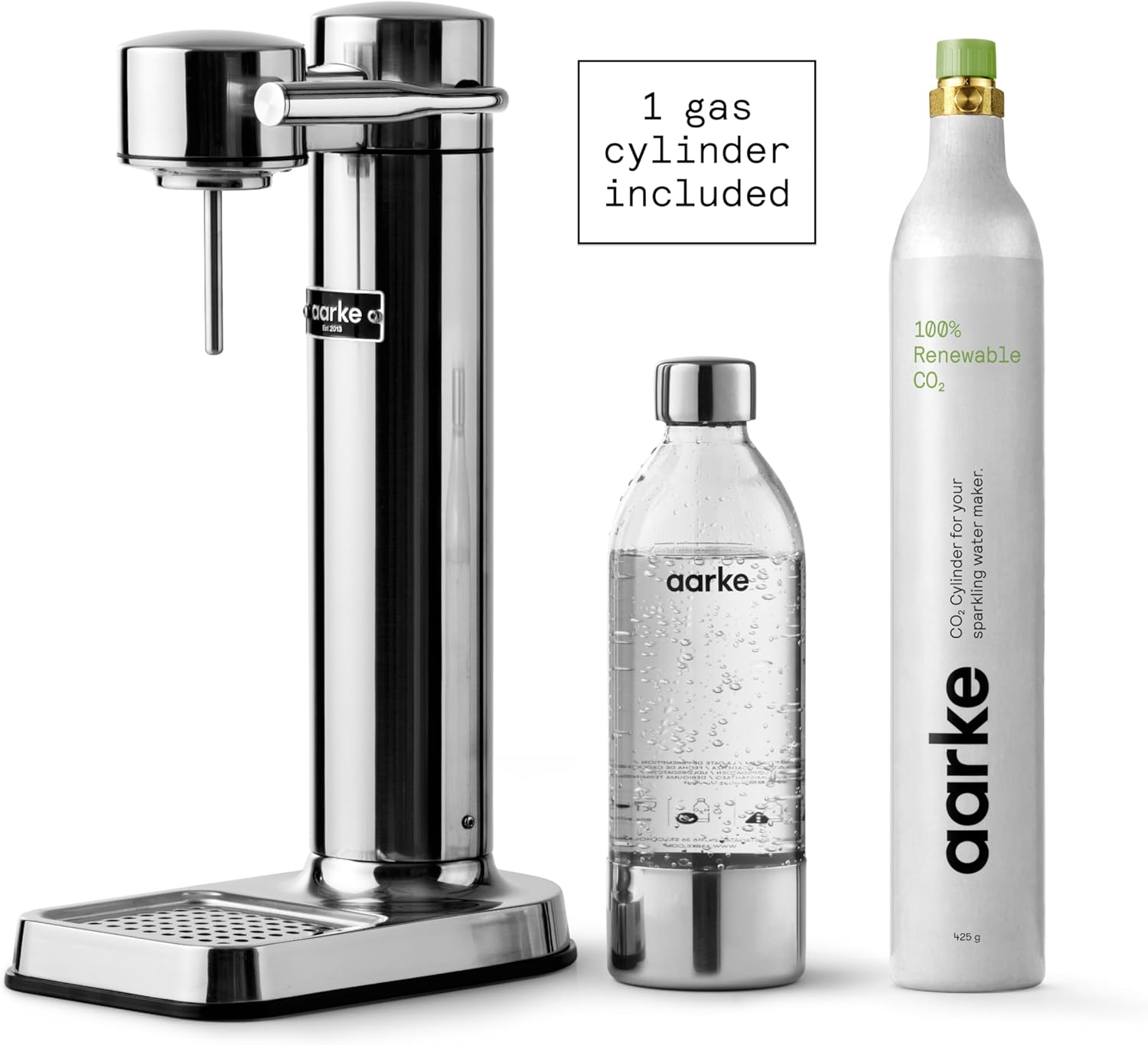 Aarke Carbonator 3 - Premium Sparkling Water Maker, Matte Black