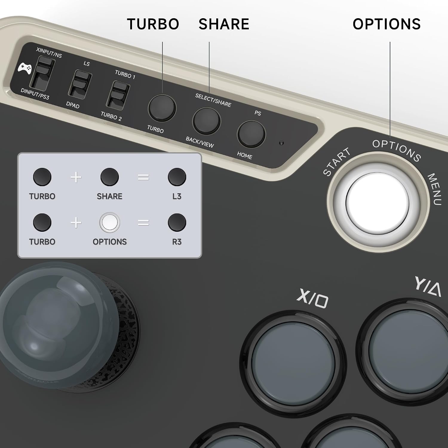 MAYFLASH Arcade Stick F300 Elite with Sanwa Buttons and Sanwa Joysticks for Switch/Switch 2, Xbox Series S/X, Xbox One, PS4, PS3, Windows, macOS