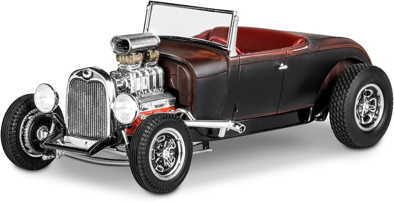 Revell 85-4463 1929 Model A Roadster 1:25 Scale 149-Piece Skill Level 5 Model Car Building Kit