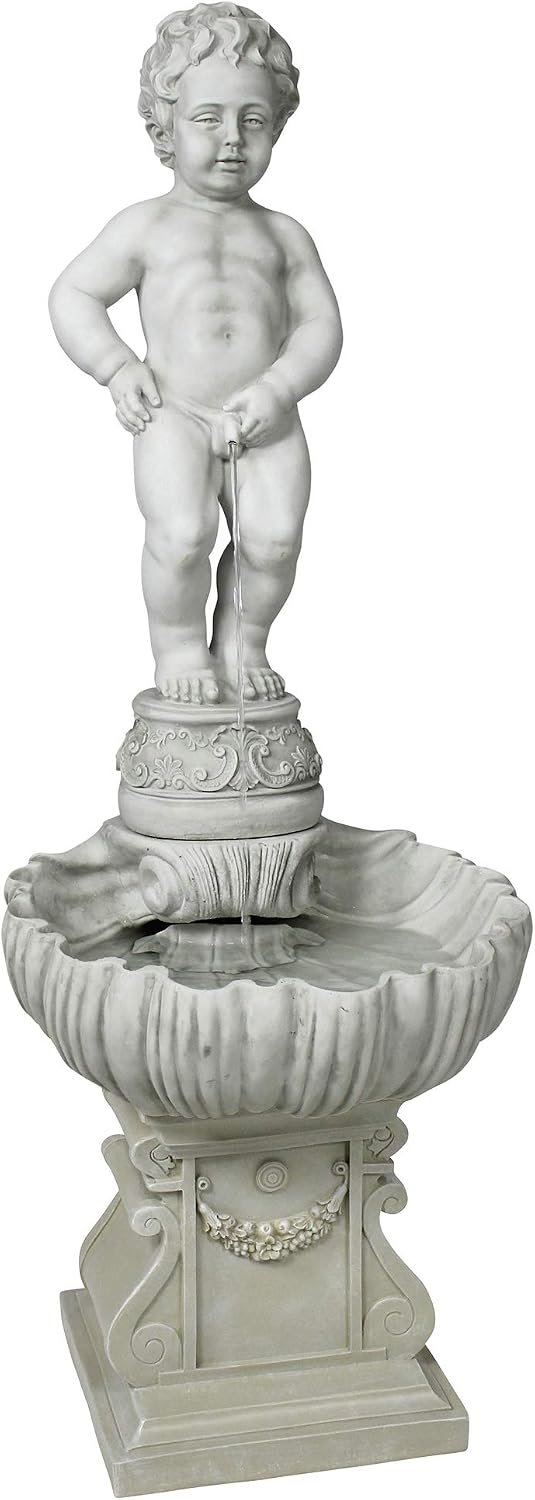 MANNEKEN PIS BOY PIPED STATUE
