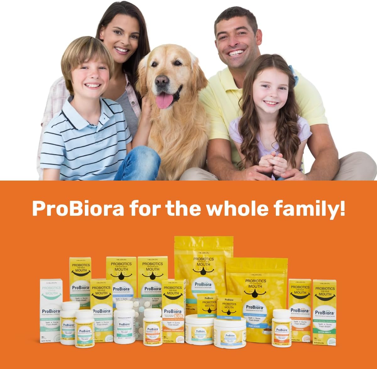 ProBiora Oral Probiotics for Teeth and Gums | Dental Probiotics for Improved Oral Health | Bad Breath Treatment for Adults | ProBiora3 Patented Probiotic Blend | Tooth Whitening | 30 Mint Tablets