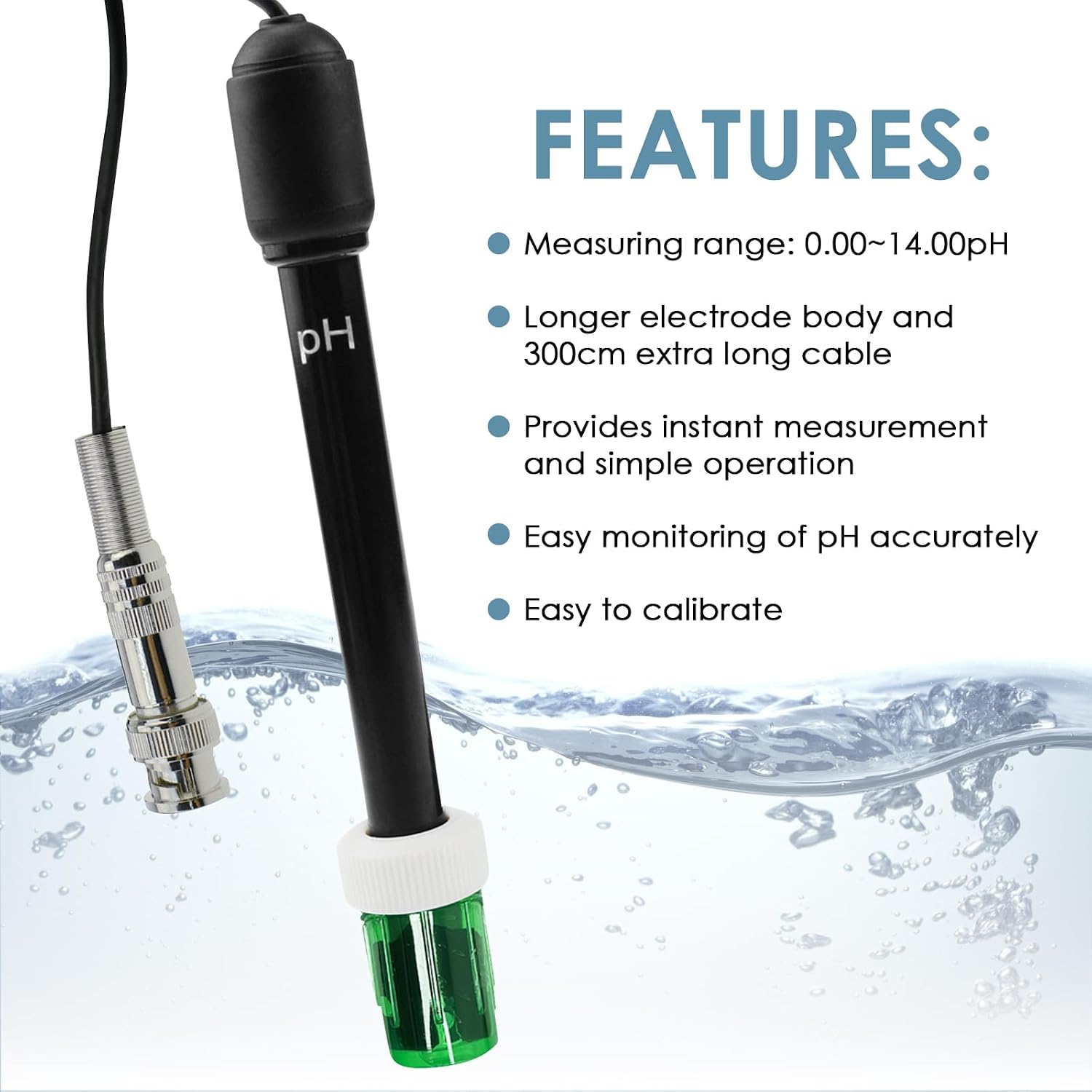 0-14 pH Electrode Probe