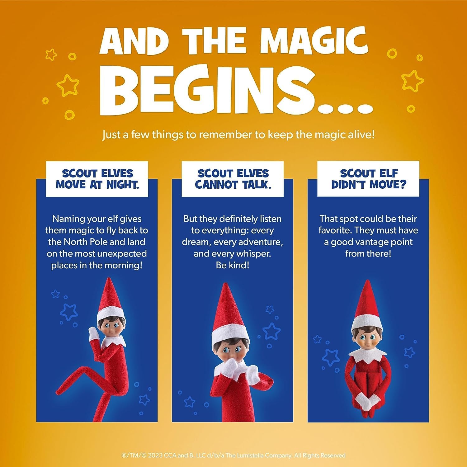 Elf on the Shelf: A Christmas Tradition (Blue-Eyed Girl Scout Elf)