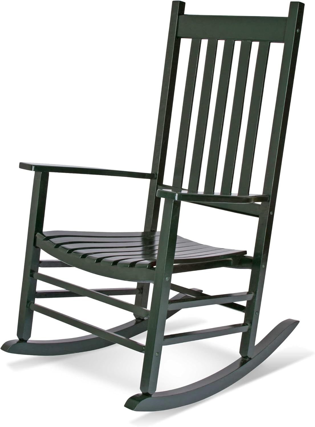 Shine Company 4332WT Vermont Porch Rocker, White (2nd Gen)