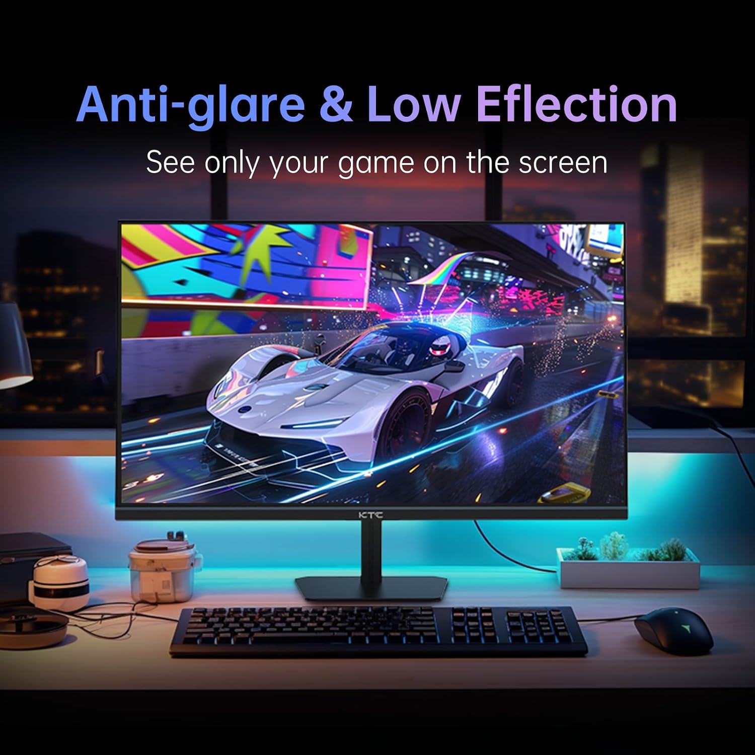 KTC 24.5 Inch Gaming Monitor, 180Hz OC 200Hz Monitor FHD, Fast IPS, H25T7 | 1080P Monitors 1ms, 128% sRGB HDR10, Adaptive Sync, HDMI DP, VESA Tilt Adjustable for Xbox PS5 Switch, HDMI Cable Inc.
