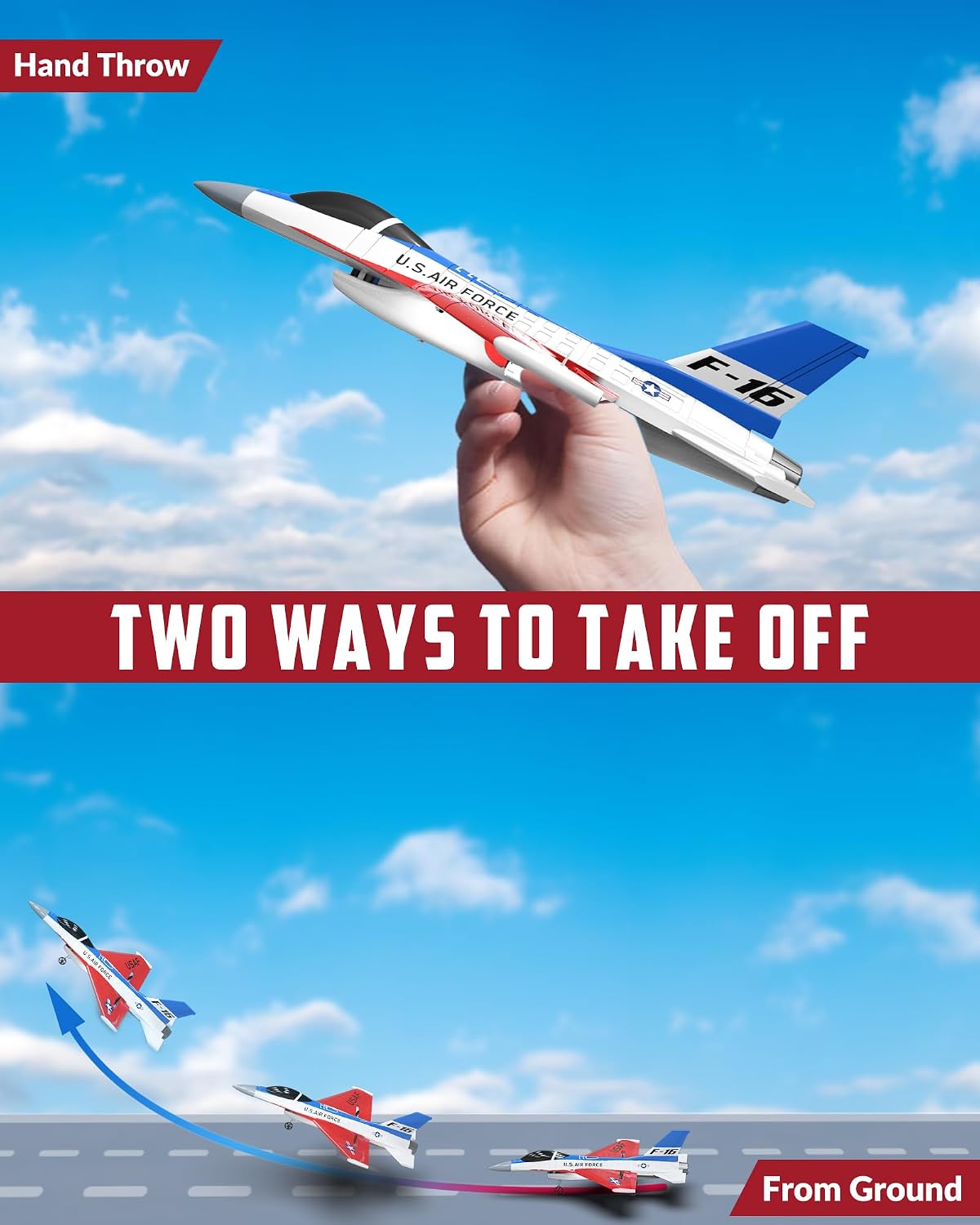 volantexrc RC Plane, 3 Channel Remote Control Plane for Beginners & Adults | Spitfire Fighter RTF, 6-Axis Gyro, 2.4GHz Radio Controlled Aircraft, Easy to Fly