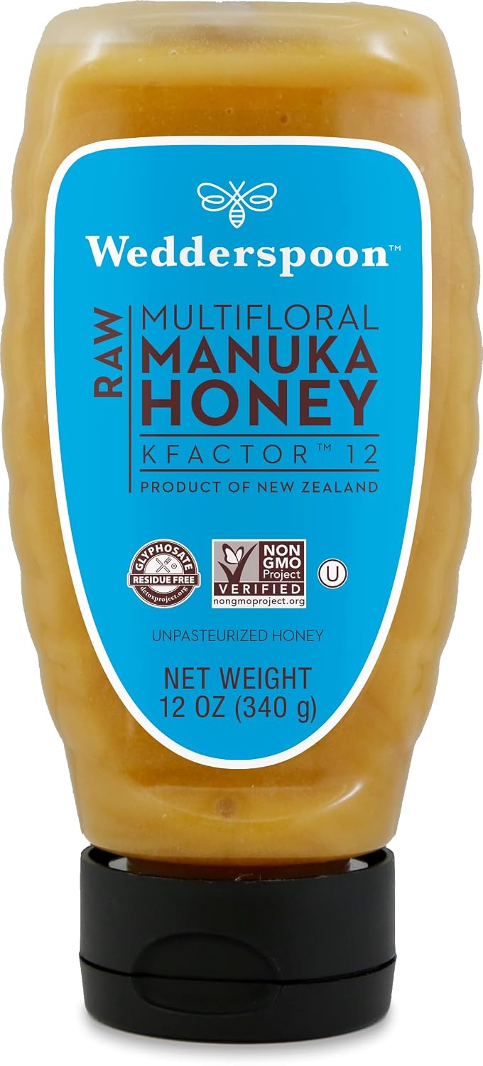 Wedderspoon Raw Manuka Honey 150+ MGO, 8.8 Oz
