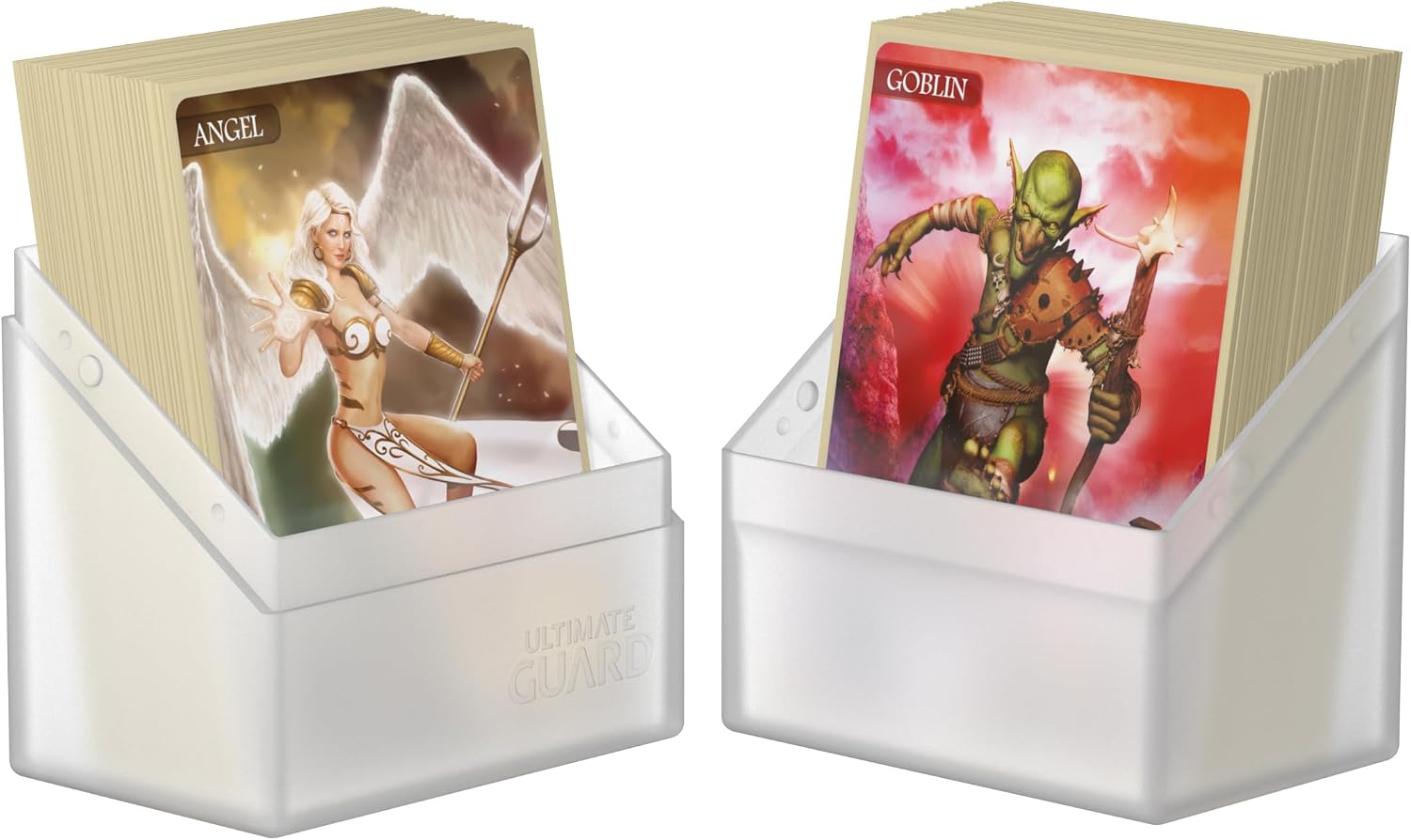 Ultimate Guard Boulder 100+ Classic, Deck Case for 100 Double-Sleeved TCG Cards, Emerald, Secure & Durable Storage for Trading Card Games, Soft-Touch Finish