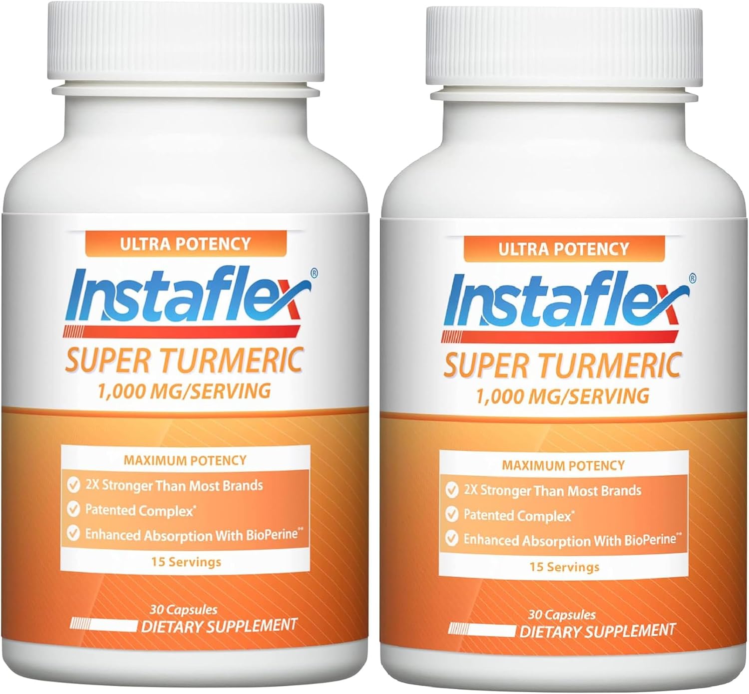 Instaflex Super Turmeric Joint Support, 1000mg Turmeric, BioPerine - 30ct | Enhanced Absorbtion, Joint Supplements