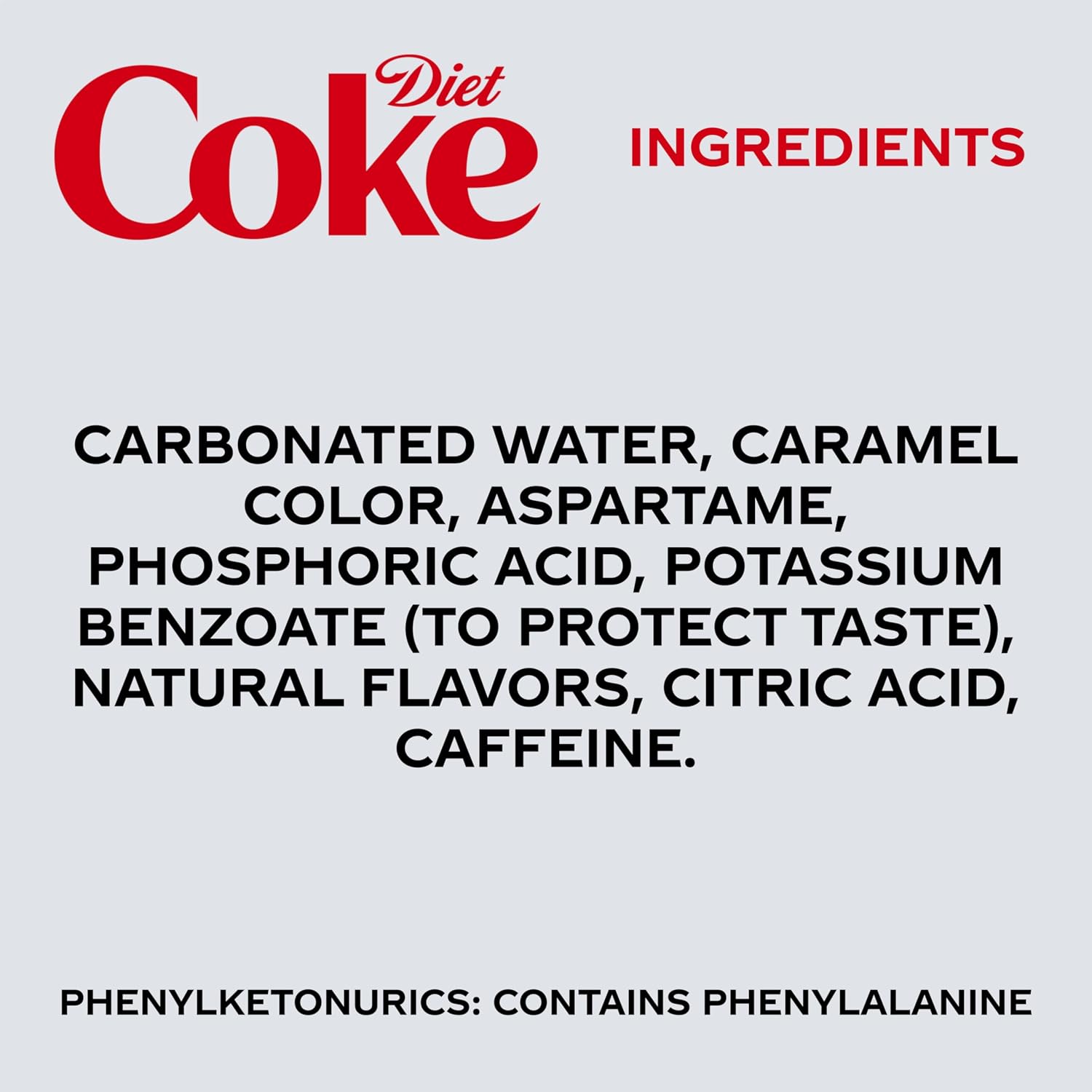 Diet Coke Soda Soft Drink Cans, 12 fl oz, 12 Pack | No sugar, no calories, 46 mg caffeine per can