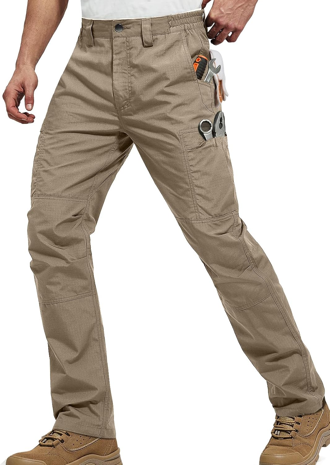FREE SOLDIER Mens Cargo Work Tactical Pants Ripstop