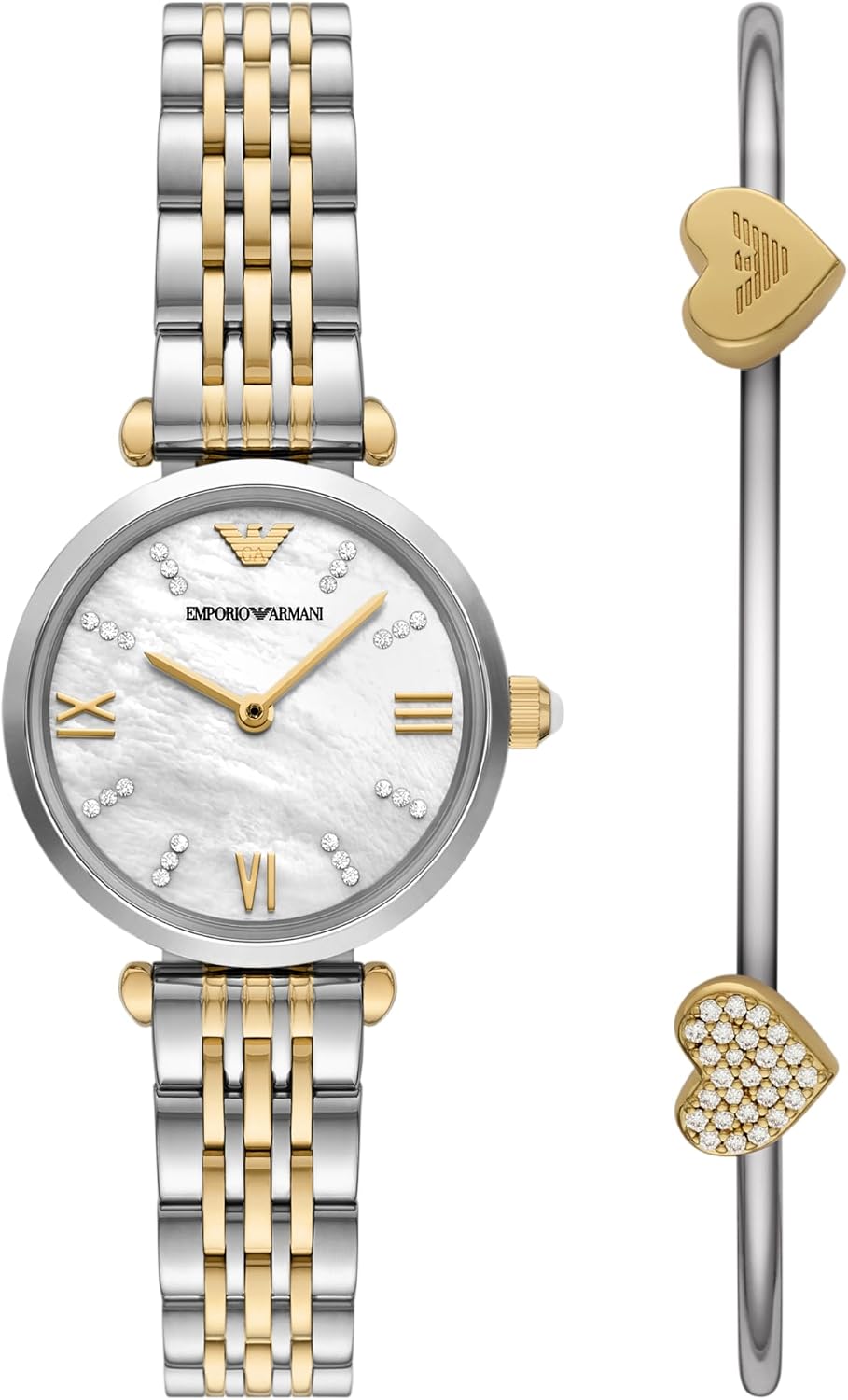 Emporio Armani Women's Dress Watch with Stainless Steel Band