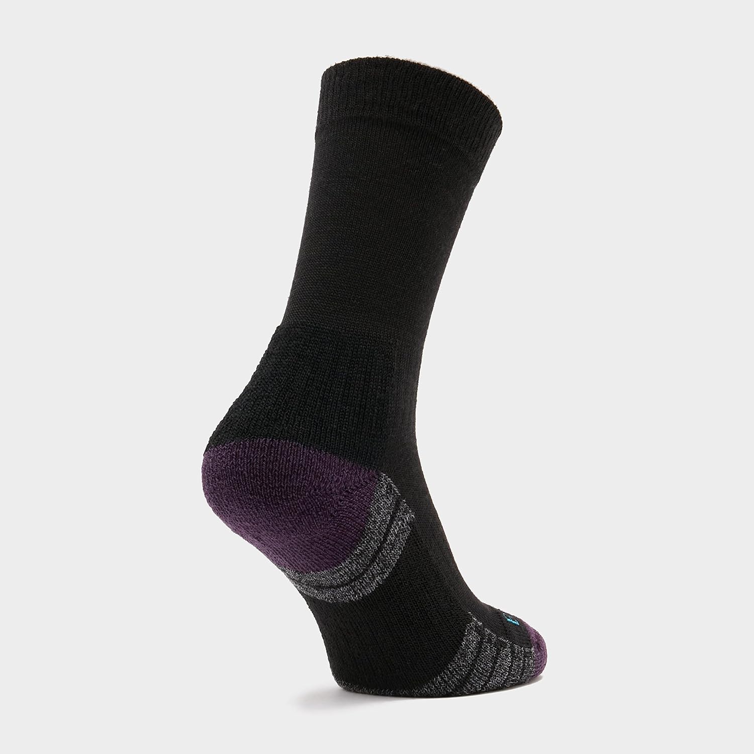 Bridgedale Hike Lightweight Trail Merino Endurance Boot Womens Walking Socks Medium Black Purple