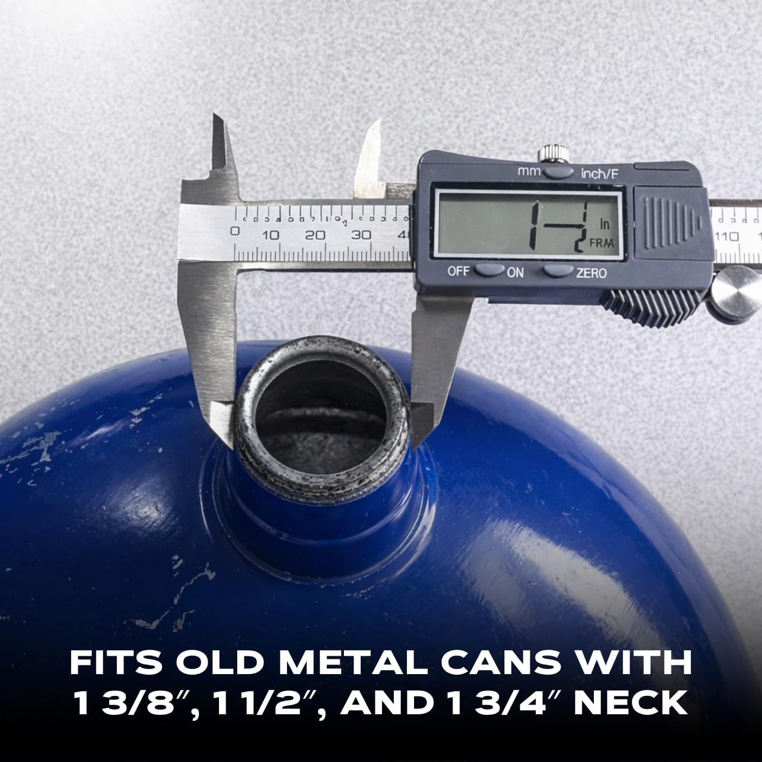 EZ-POUR® Metal Can Adapter, Fits 1-3/8 to 1-3/4 in Cans, Pack of 1 | Metal Can Adapter Fits 1-3/8