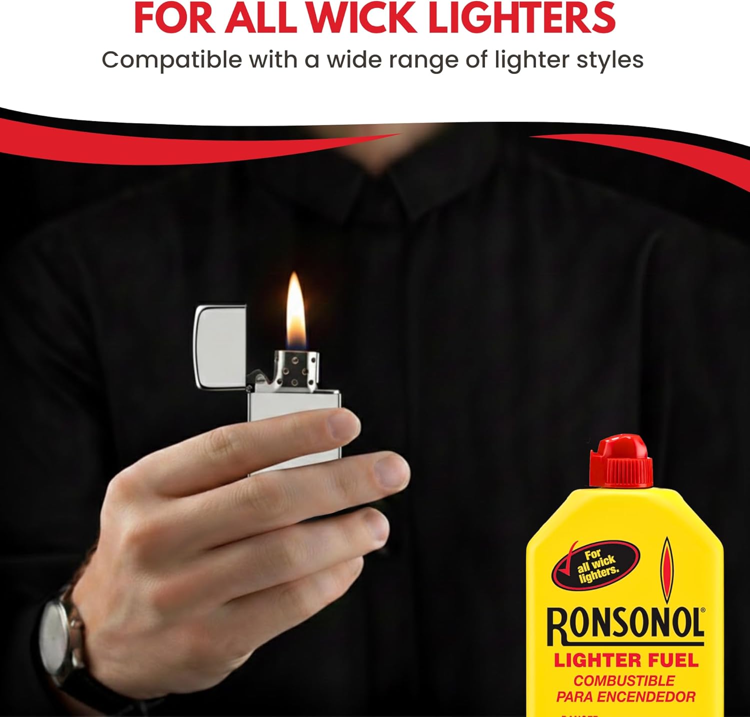 Ronson 12 Ounce Ronson Lighter Fuel - Pack of 2