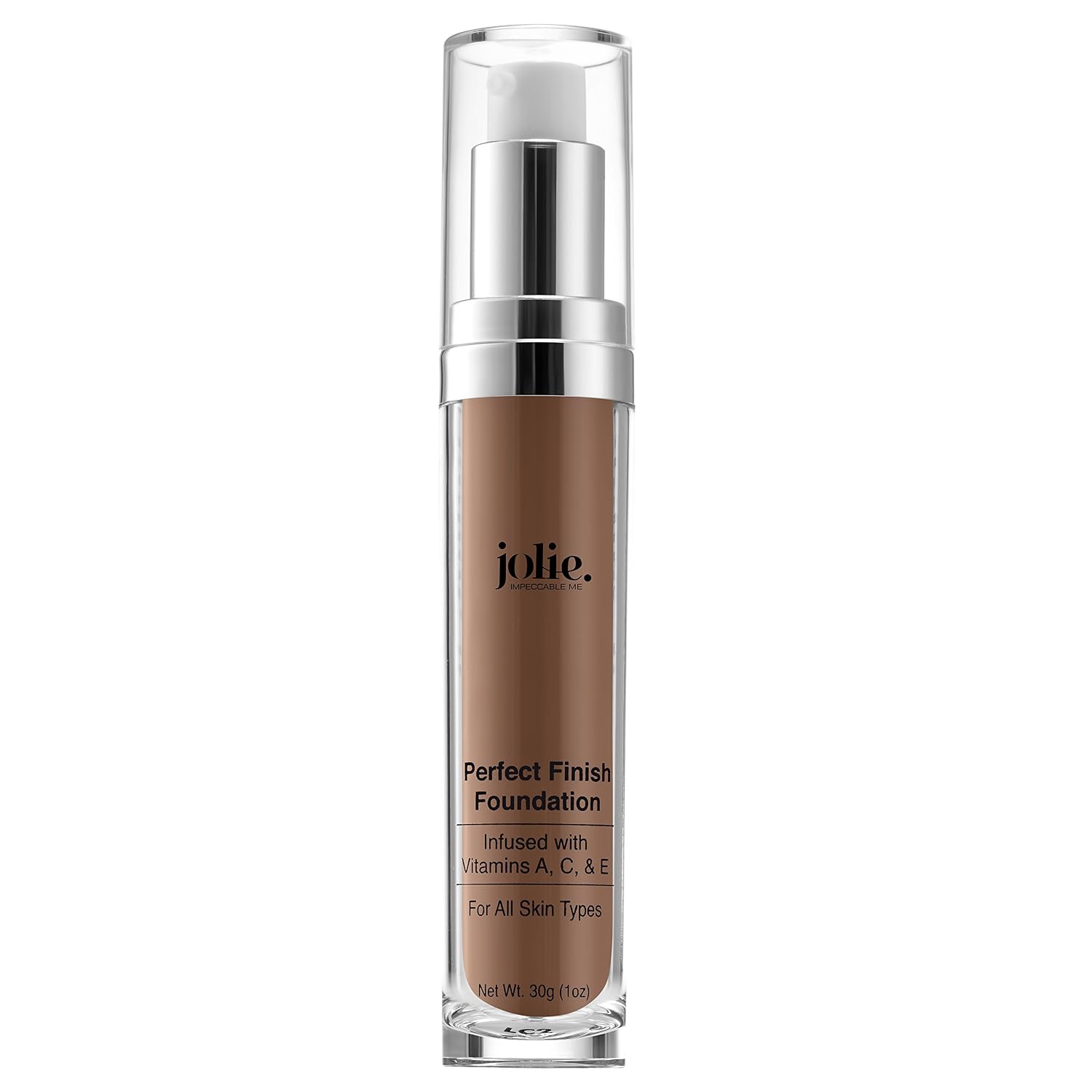 Jolie Perfect Finish Liquid Foundation Makeup SPF 15 Oil Free (MW4)