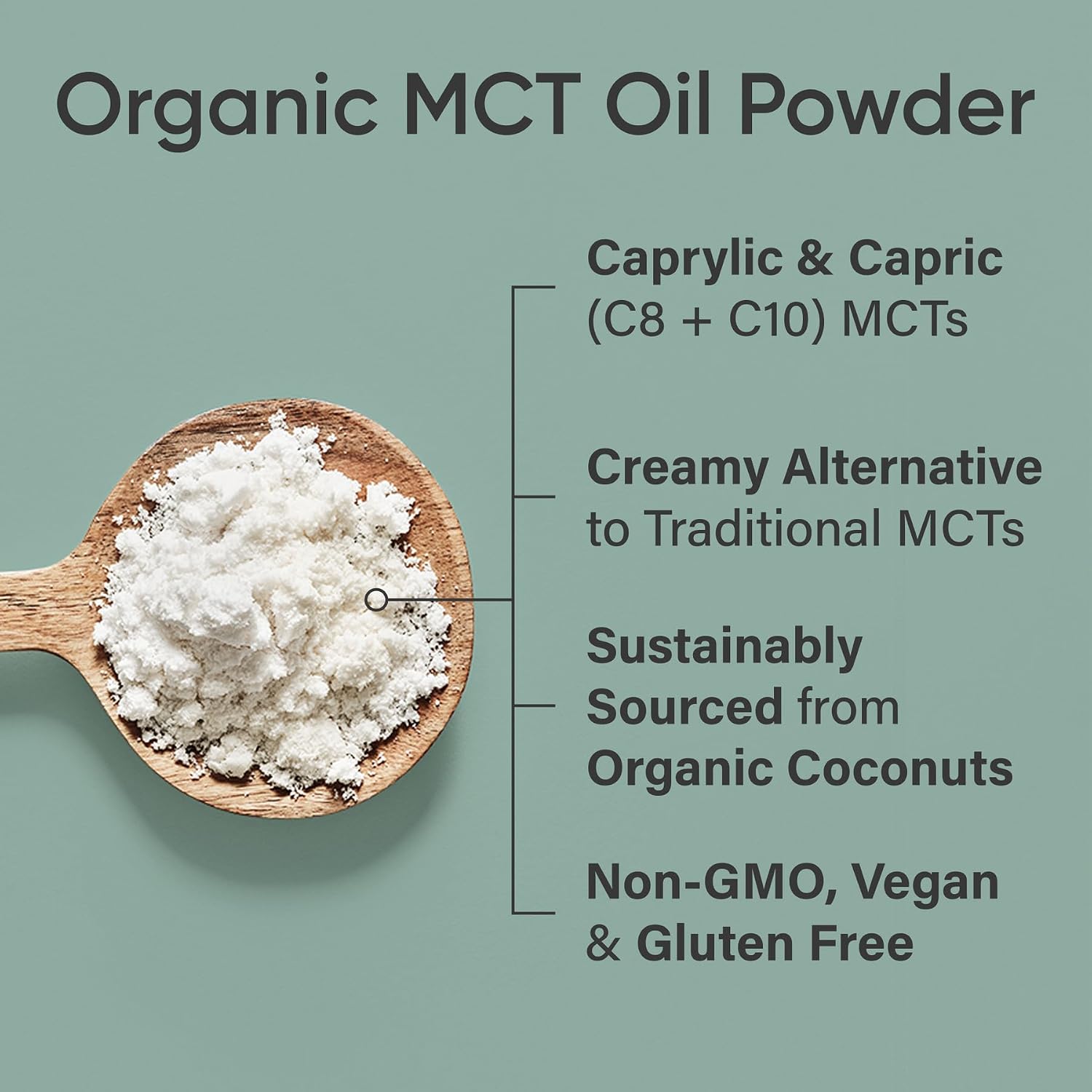 Sports Research® Organic Coconut MCT Oil 32oz, Unflavored | Brain & Body Fuel | Great in Keto Coffee & Protein Shakes | Vegan, Keto, Non-GMO - 63 Servings