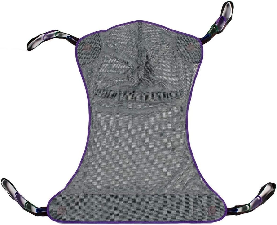 Patient Aid Full Body Mesh Patient Lift Sling for Safe Transfers | 110-200 lb Capacity | Breathable Mesh Fabric | Full Body Support | Hoyer Safe Lifting for Elderly & Bariatric