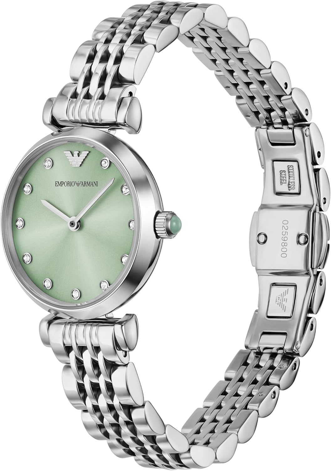 Emporio Armani Women's Dress Watch with Stainless Steel Band