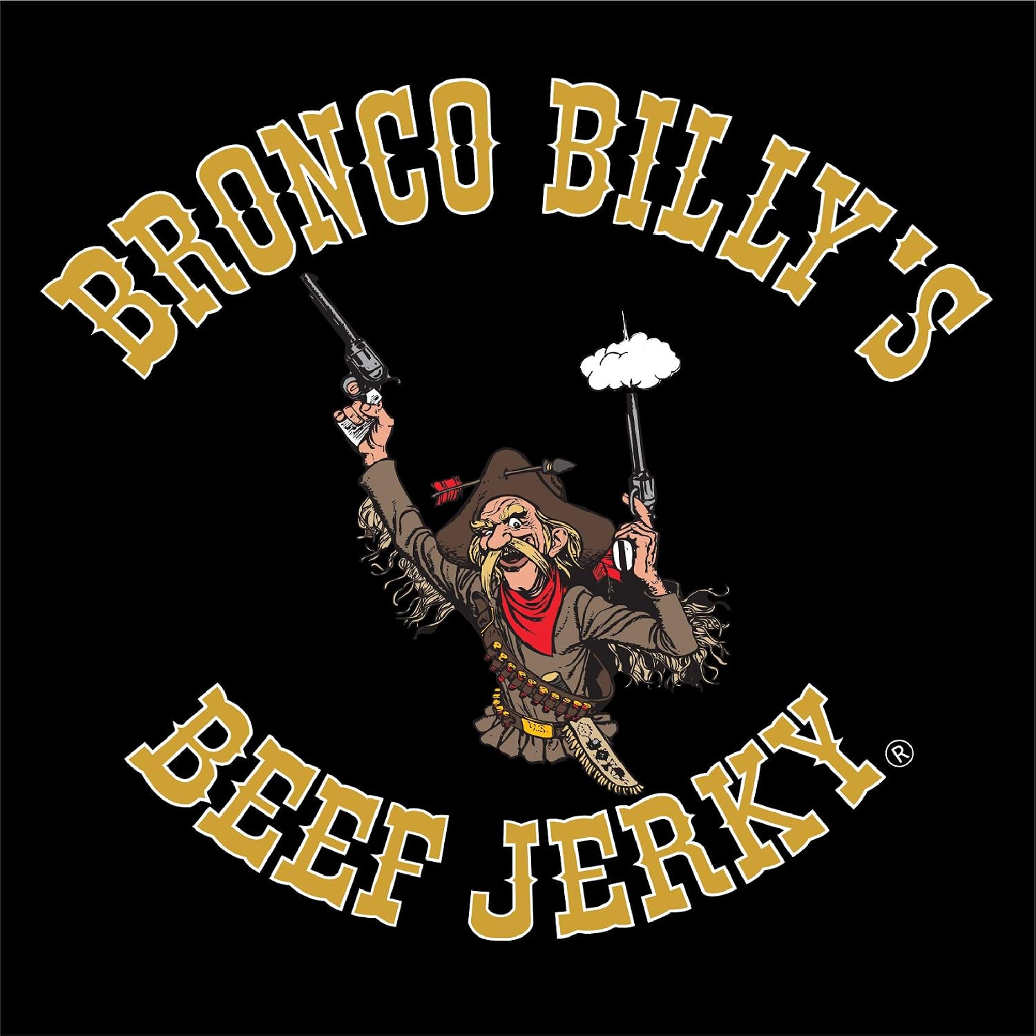Bronco Billy's Beef Jerky Hickory Smoked Old Country Half Pound Resealable Bag