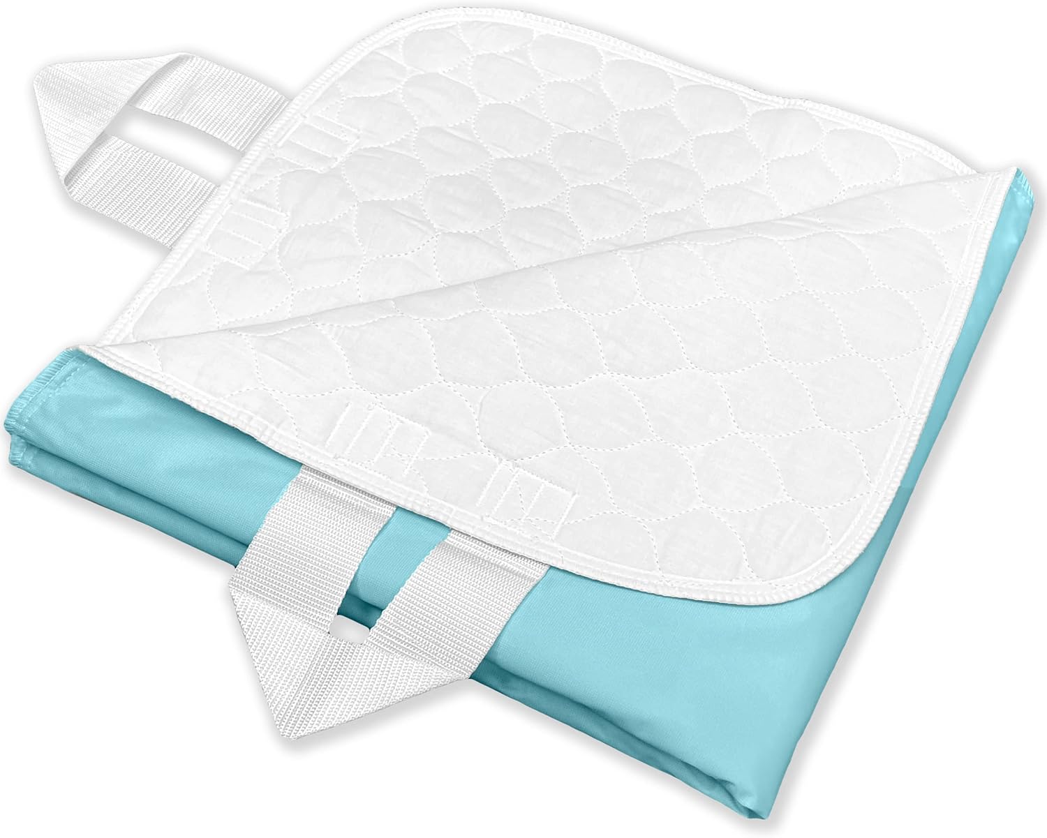 RMS Ultra Soft 4-Layer Washable and Reusable Incontinence Bed Pad, 34"x36" | Premium Quilted Bed Pad for Incontinence, waterproof reusable protector helps keep mattresses, furniture and wheelchairs dry