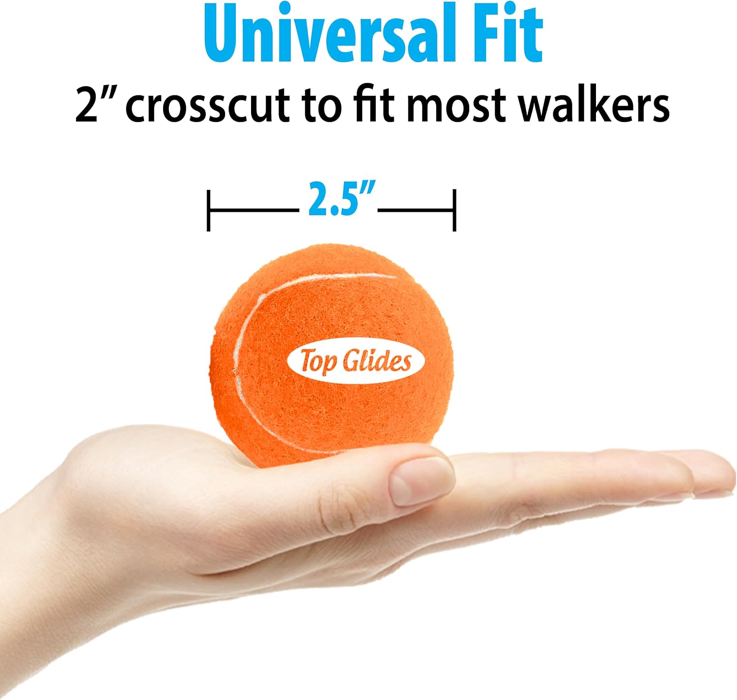 Top Glides Precut Walker Tennis Ball Glides