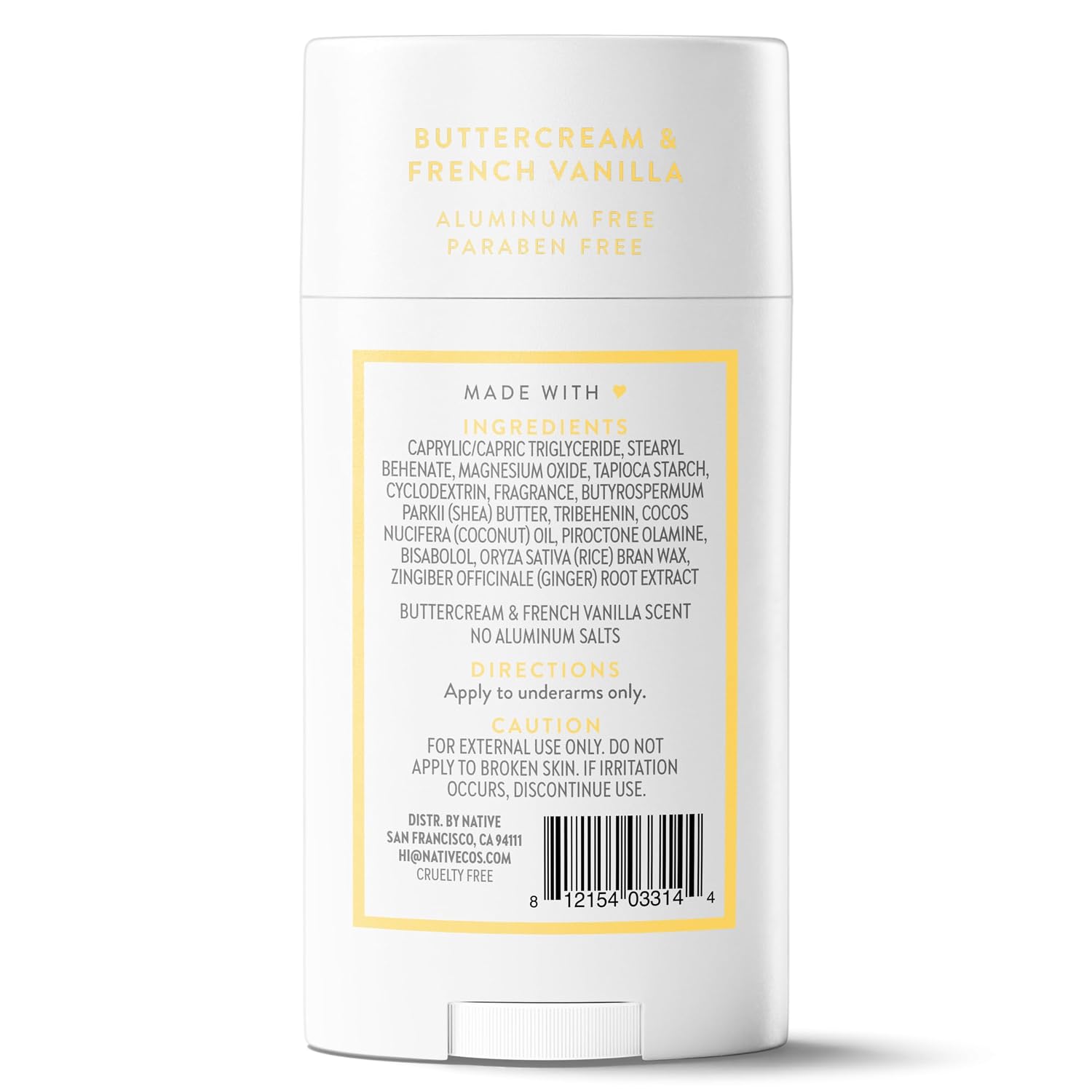 Native Deodorant Contains Naturally Derived Ingredients, 72 Hour Odor Control, Deodorant for Women and Men, Aluminum Free, Eucalyptus & Mint 2.65oz