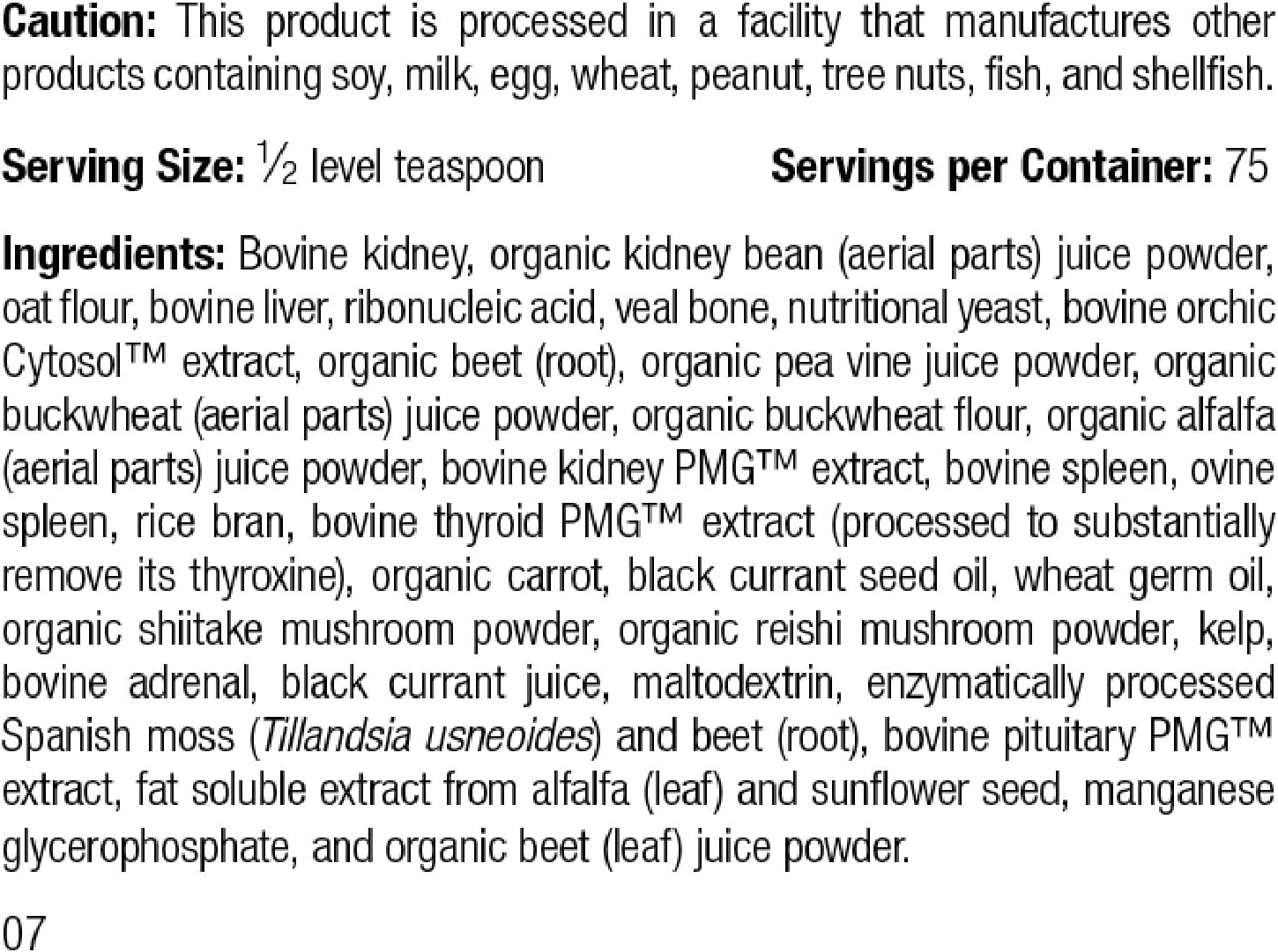 Standard Process Canine Renal Support - Dog Supplement for Kidney