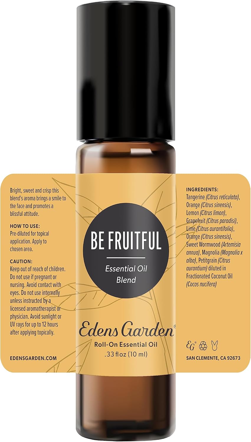 Edens Garden Beach House 100% Pure Essential Oil Blend Roll-On (.33 fl oz)