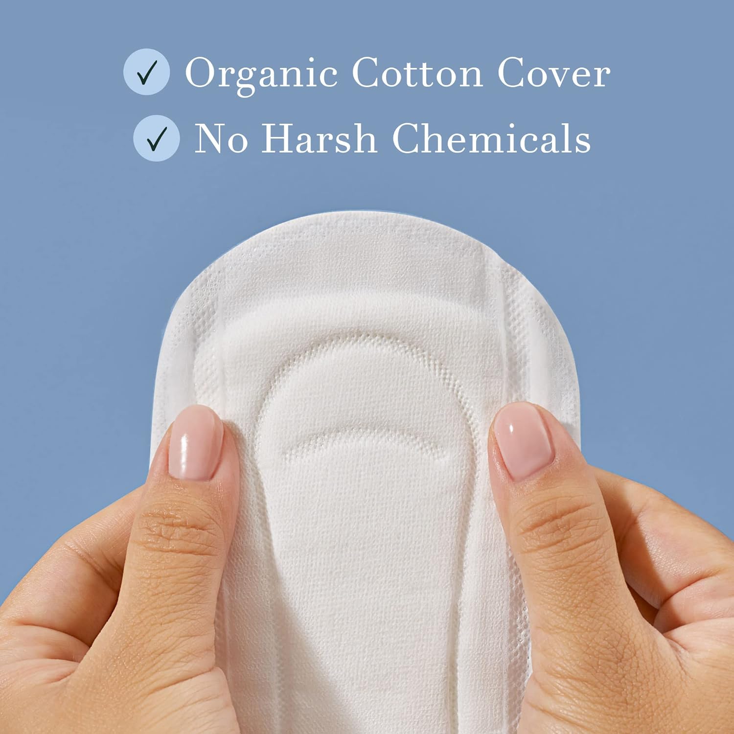Rael Incontinence Pads for Women, Organic Cotton Cover (Moderate, 60 Ct)