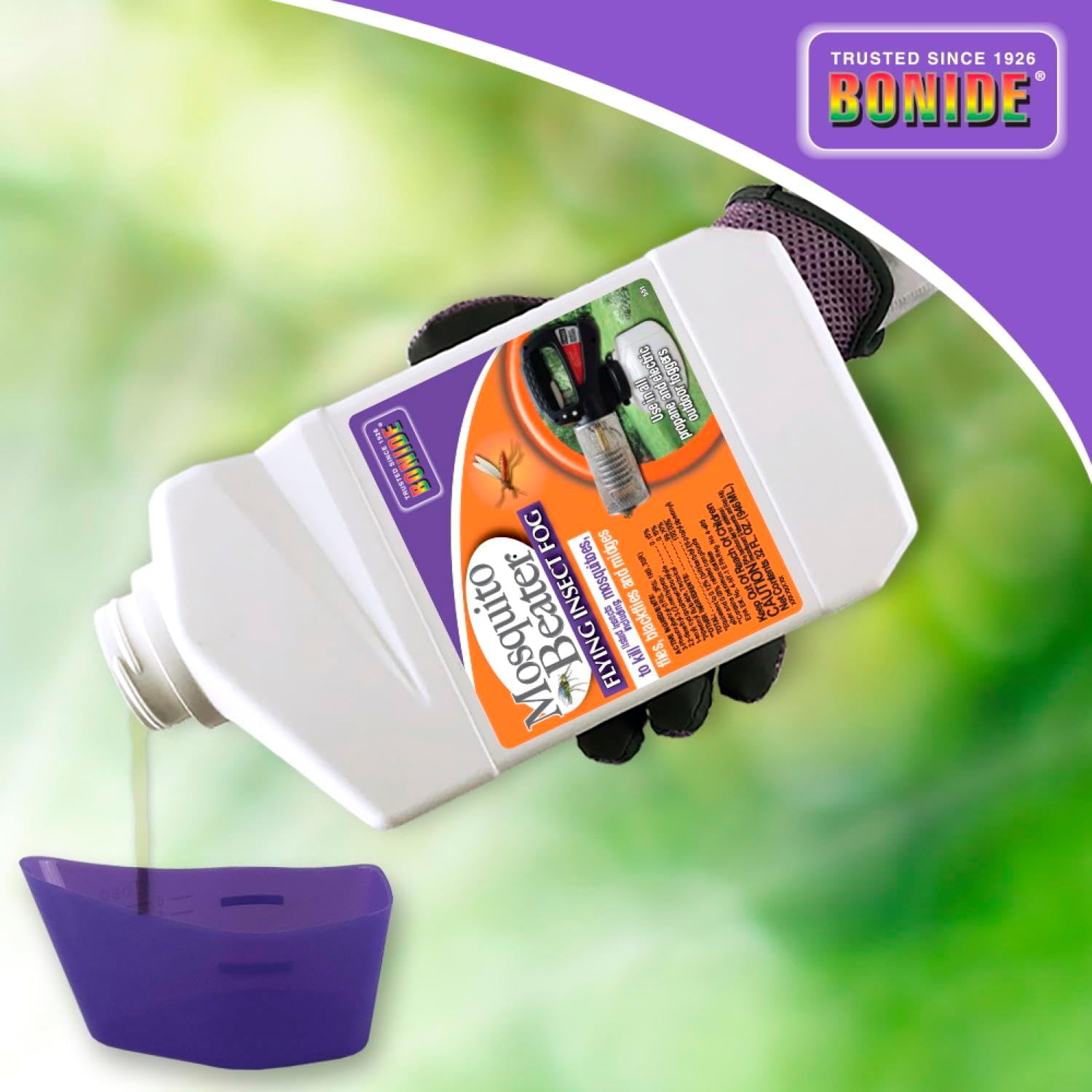 Bonide Mosquito Beater Flying Insect Fog, 32 oz Concentrate Kills Insects and Mosquitoes in Lawn and Garden