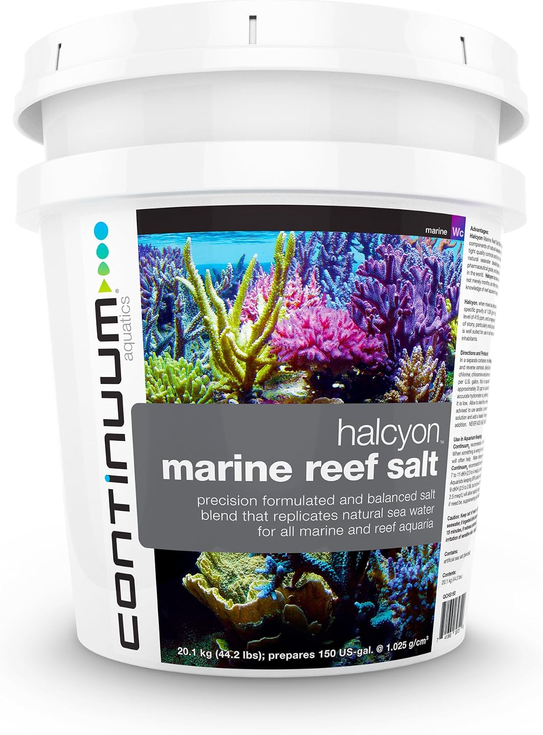 Continuum Aquatics Halcyon, Marine Reef Aquarium Salt Mix, 150 Gallons Box