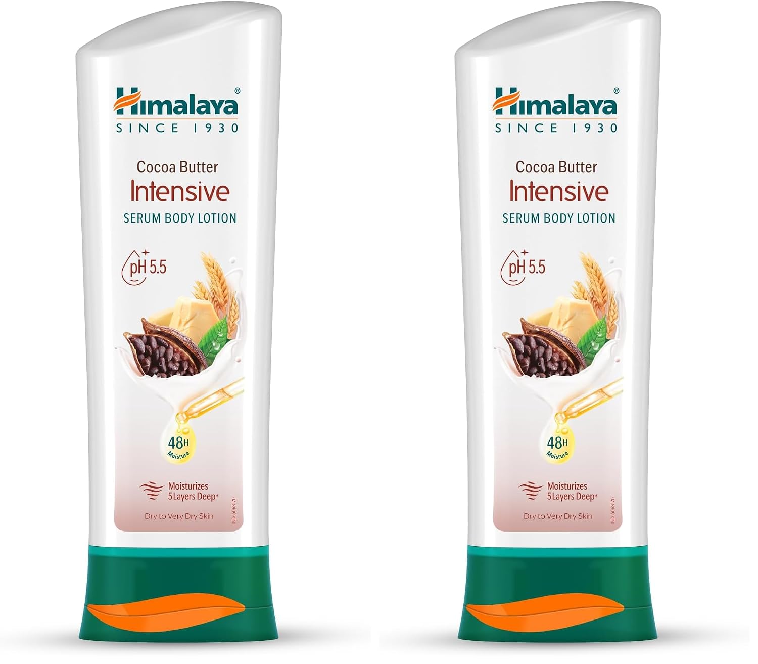 Himalaya Cocoa Butter Intensive Body Lotion, 13.53 oz (400 ml) | Deep Moisturising Cocoa Butter Lotion Formula For Extra Dry Skin & Long-Lasting Hydration