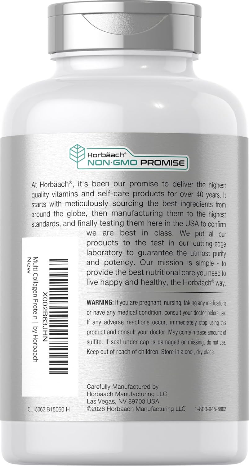 Horbäach Multi Collagen Protein 2000 mg | 180 Capsules