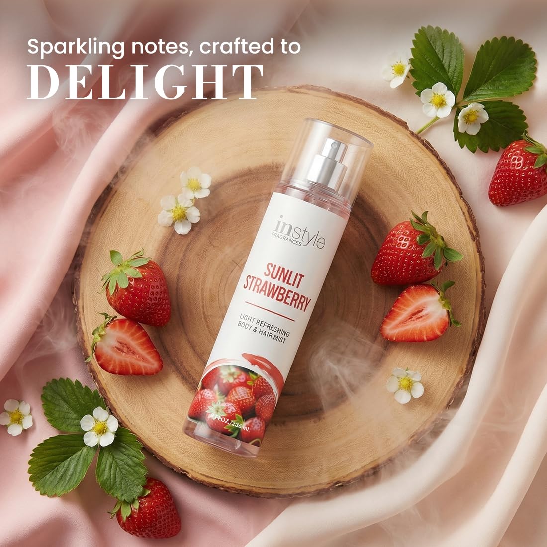 Instyle Fragrances Light Refreshing Body & Hair Mist, Tahitian Vanilla