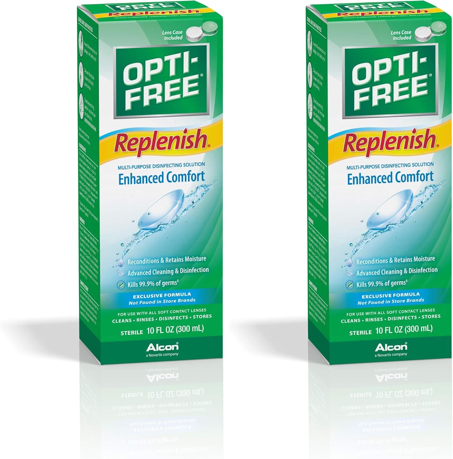 OPTI-FREE Replenish Multi-Purpose Contact Lens Solution, 10 Fl Oz