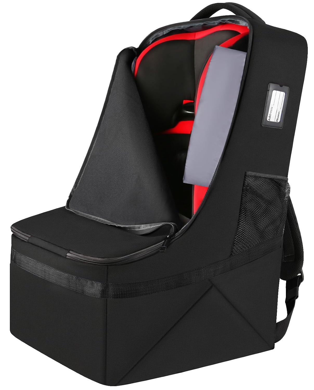 YOREPEK Padded Car Seat Travel Bag Backpack, Toddler Travel Essentials