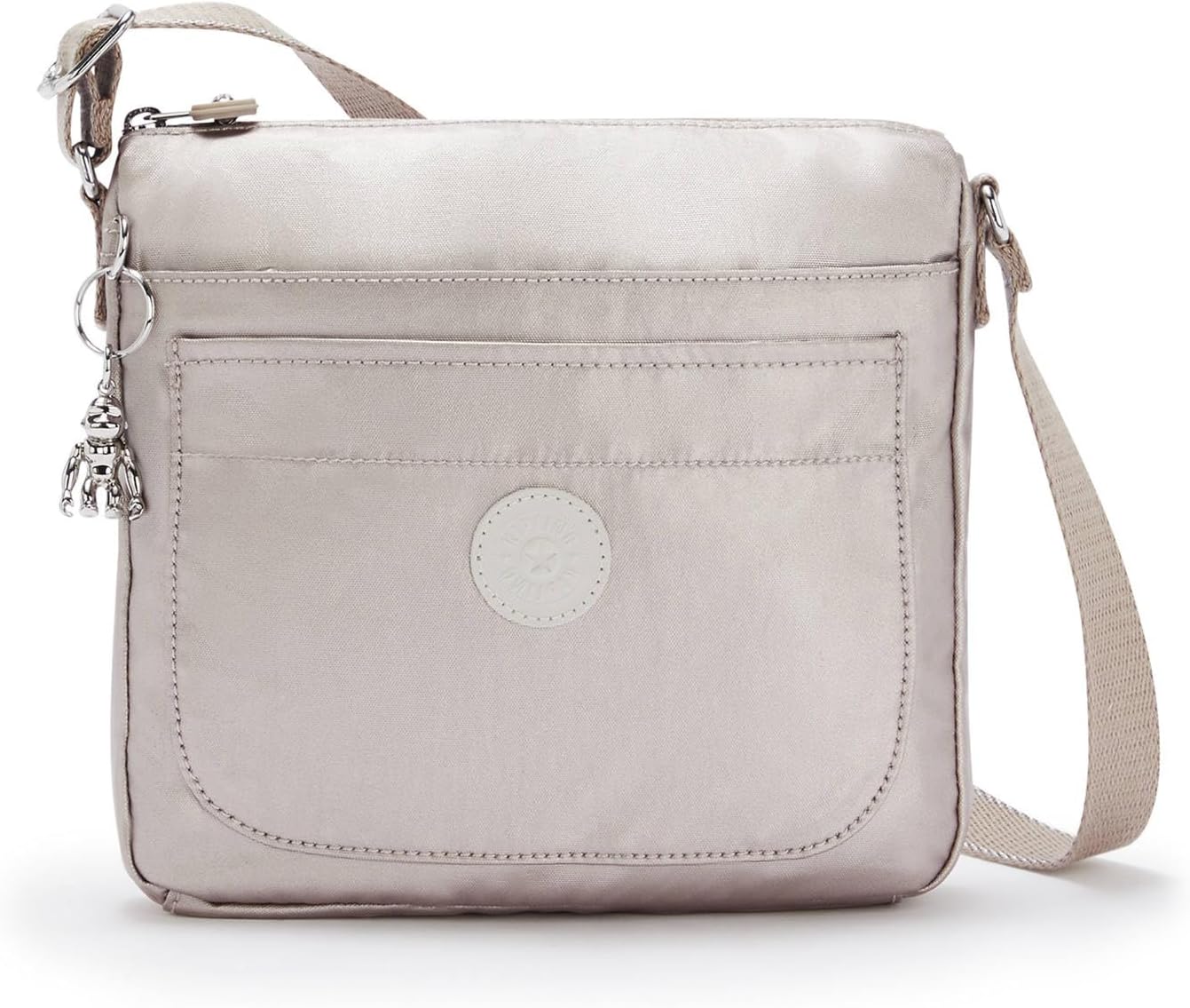 Kipling womens Sebastian Sparkly Gold Crossbody Bag