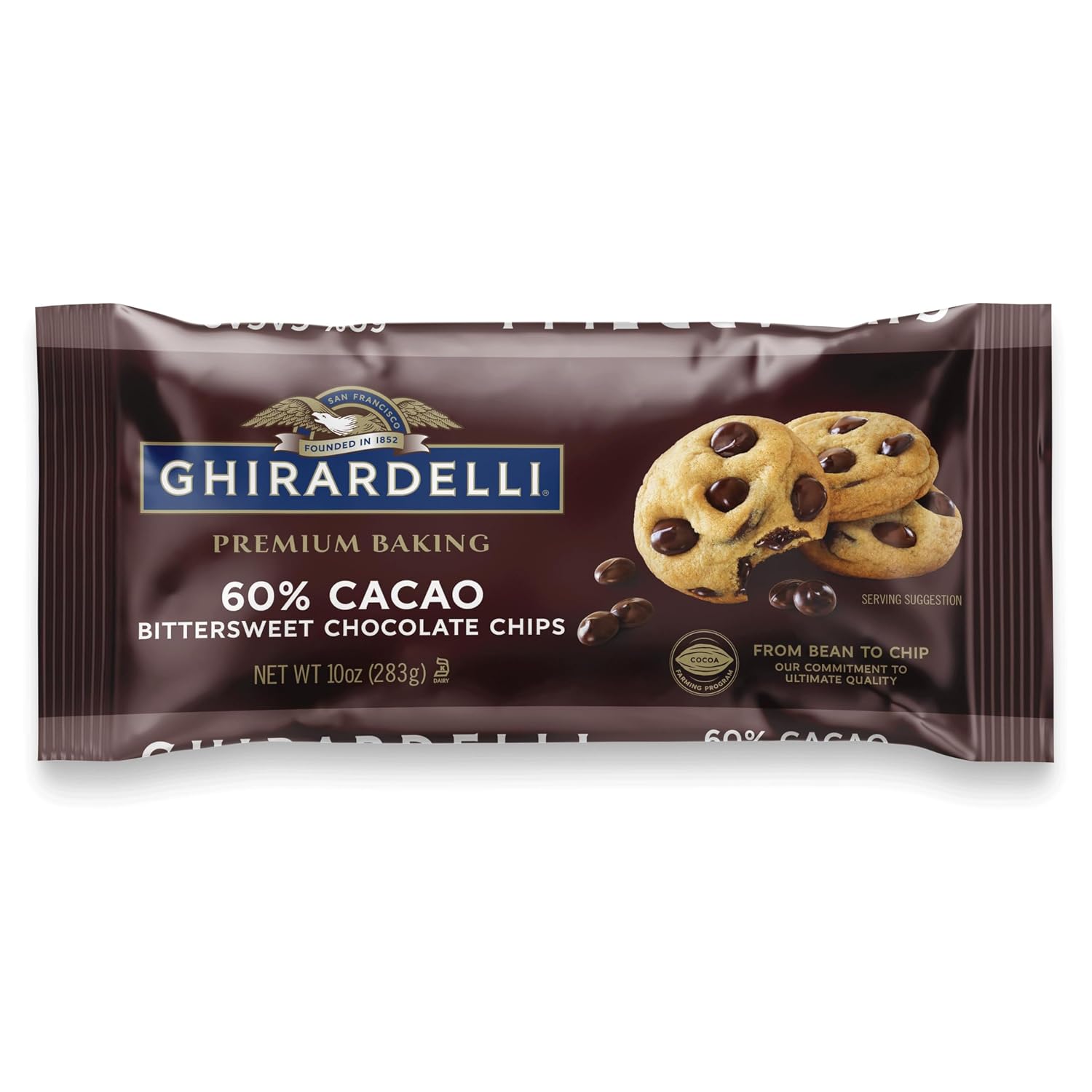 Ghirardelli, Baking Chips Semi Sweet, 12 Ounce
