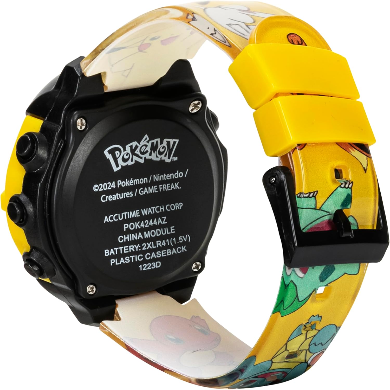 Accutime Kids Pokemon Digital LCD Quartz Watch for Boys, Girls, and Adults All Ages
