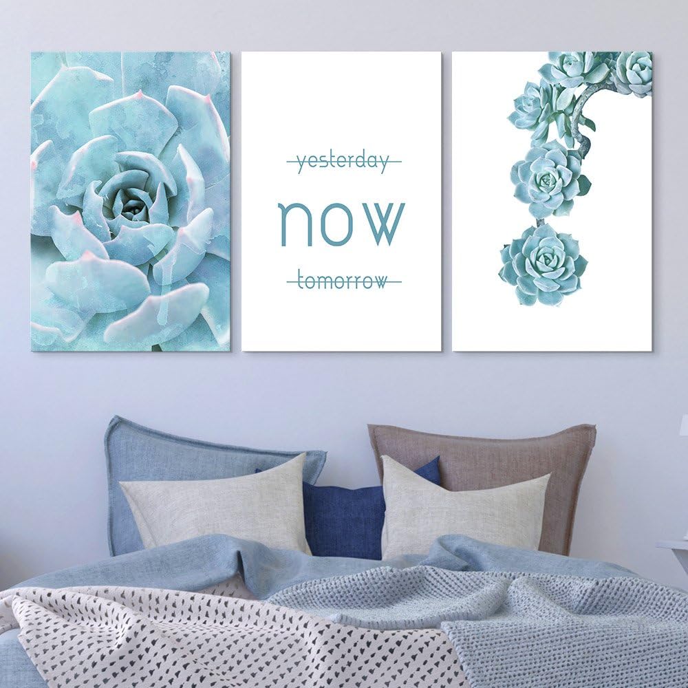 wall26 Canvas Prints Wall Art - Ocean Themed 3 Panel Wall Art with Wave,Anchor and Rudder - 16"x24" x 3 Panels