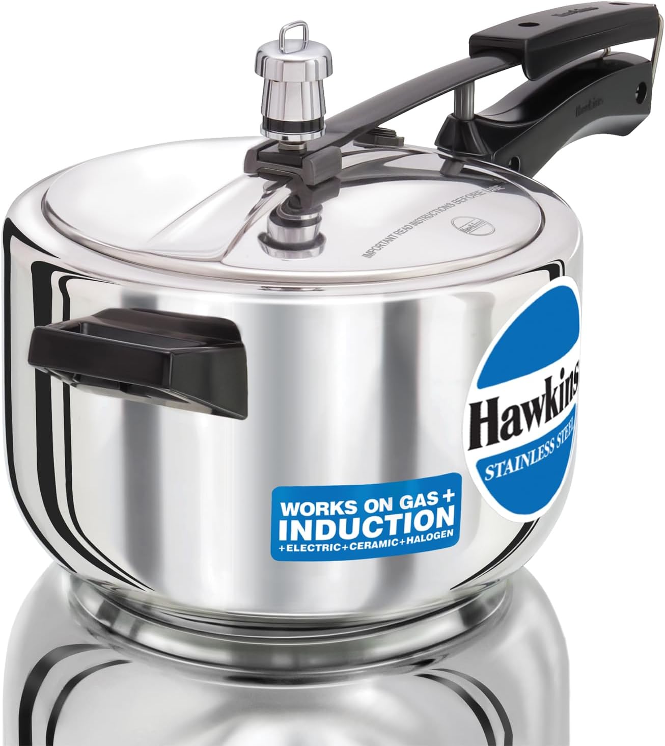 Hawkins Stainless Steel 5.0 Litre Pressure Cooker