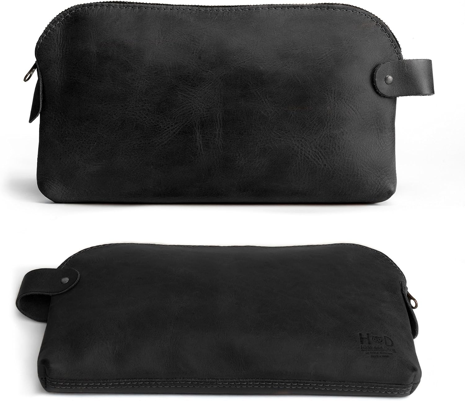 Hide & Drink, Large Rustic All Purpose Utility Bag for Cords & Chargers, Travel Bag, Multi-Purpose Bag, Full Grain Leather