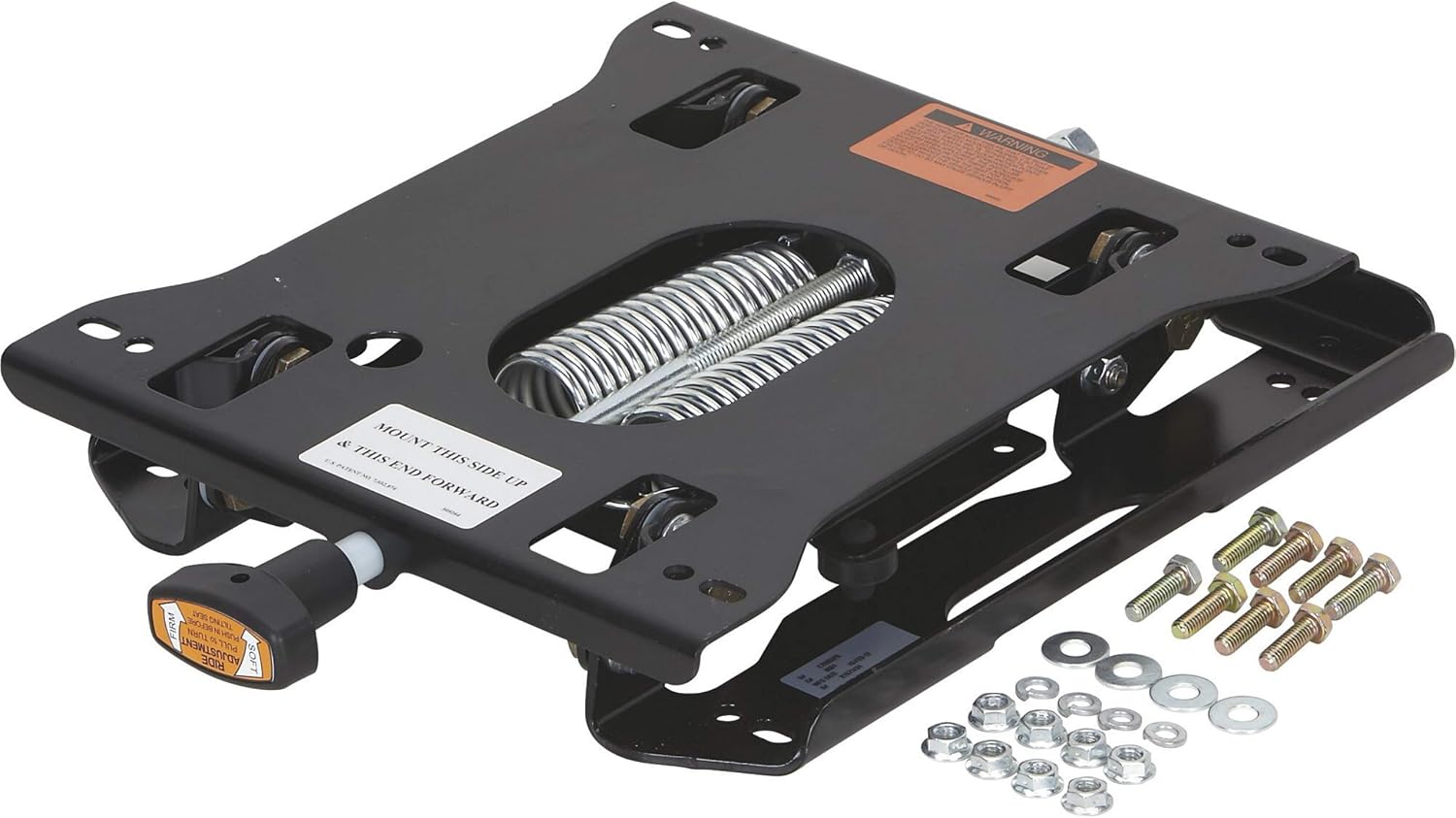 TRAC SEATS® Made in USA Seat Suspension Kit for Zero Turn Lawn Mower Tractor, Skid Steer, Forklift - Fits John Deere, Hustler, Exmark, Kubota