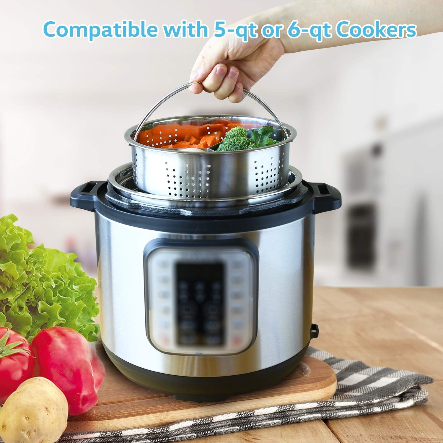 Steamer Basket for instant Pot Pressure Cooker
