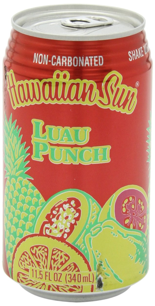 Hawaiian Sun Drink, Luau Punch, 11.5-Ounce (Pack of 24)