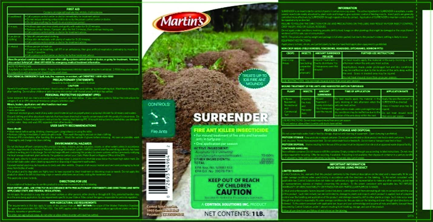Surrender Fire Ant 1lb