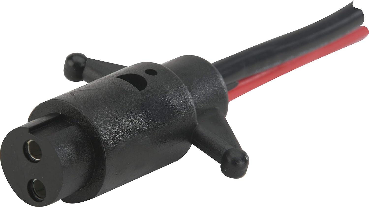 Attwood 14365-6 Heavy-Duty Trolling Motor Connectors 2-Wire 8-Gauge 12V Male Plug