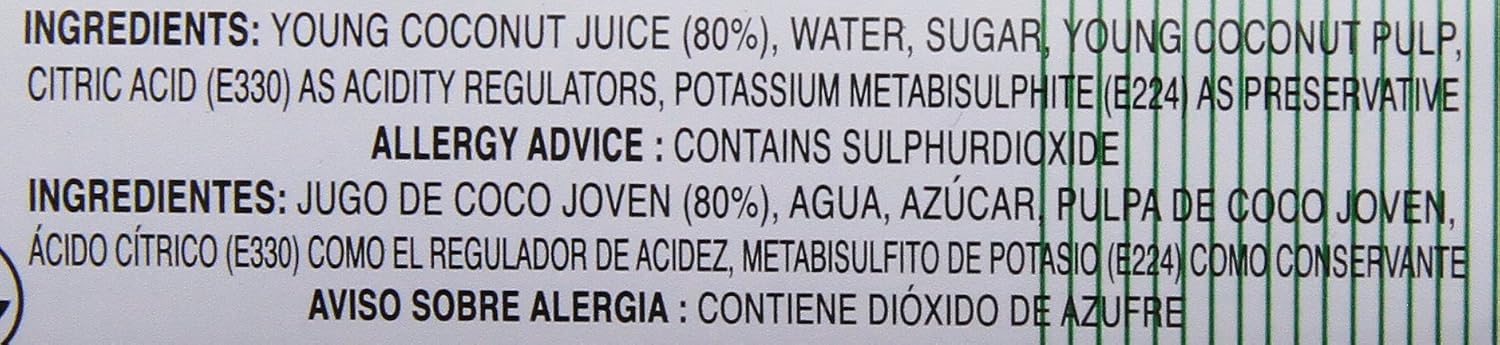 FOCO Coconut Juice with Pulp, 11.8 Fl Oz (Pack of 24)